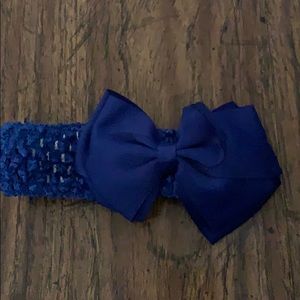 Blue baby headbands